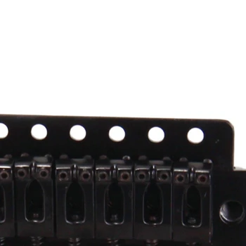 1 комплект електрически китари Set Black Bridge Set Single Разклати Tremolo System String Bridge Плосък String Code Tremolo 4448
