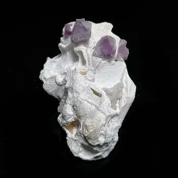 130г флуорит естествен минерален Кристал проба за декорация на дома от провинция Zhejiang, Китай A4-3 2406