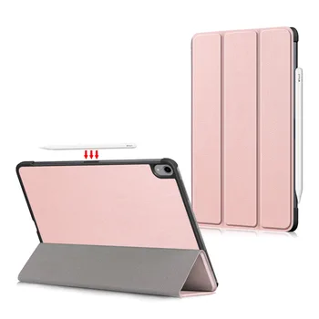 20 бр/лот луксозен тънък PU кожен калъф за Apple iPad Pro 11 2018 Flip Stand Cover Tablet 11