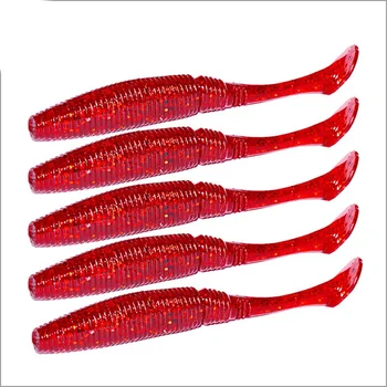 34шт мек червей за Риболов моделиране стръв, примамки олово кука на главата куки принадлежности набор от риболовни инструменти принадлежности кутия
