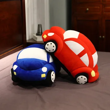 45 см сладки бебешки автомобили модел меки плюшени играчки на децата Brinquedos за деца момчета Kawaii Car Shape въздушна Възглавница подаръци за Рожден Ден 15237