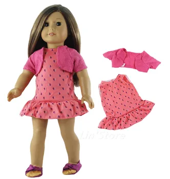 5 Комплект кукольной ръчно изработени дрехи модерен стил на обличане на принцеса рокля за 18