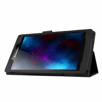 Funda за Lenovo Tab 2 A7-A7 10-20 Case Сгъваема поставка личи кожен калъф за Lenovo TAB2 7inch A7-10е A7-20f Tablet Case стъкло