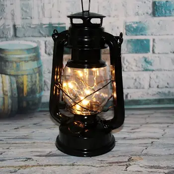 Handheld Candle Light Powered By Battery, Retro Antique Oil Lamp Фенер Night Lights baby nursery светлини warm lighting 1 1 1558