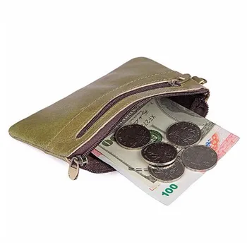 HNXZXB преносим портфейл от естествена телешка кожа за монети мъжки ретро паровый малък портфейл мъжки портфейл за дреболии паричен чанта мини нула портфейл