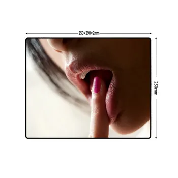 Mairuige подложка за мишка секси момиче устата си големи геймърска подложка за мишка нескользящая естествен каучук компютърна маса мат с CSGO шевове маси 10650