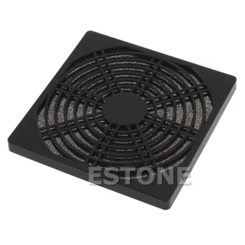 NoEnName_Null компютърна мрежа черно PVC корпус PC fan cooler филтър за прах пылезащитная капак на корпуса 12 см 570