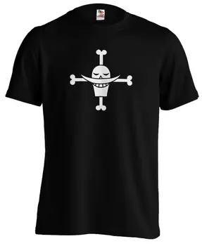 One Piece TShirt Whitebeard Flag Luffy Pirates аниме ТВ Cool Casual pride t shirt мъжки унисекс нова мода тениска свободна площ