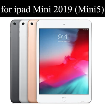 QIJUN tablet flip case for Apple ipad mini 2019 живопис Smart Sleep wake UP fundas fold Stand cover capa for mini5 A2133 A2124
