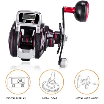 Spin Reel Fishing Fish Wheel Digital Display Metal Smooth Bearing Accessories Parts ASD88 4121