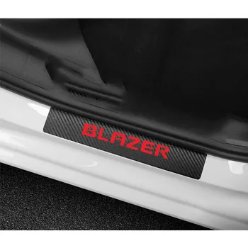 Автомобилни стикери и етикети за Chevrolet Blazer Auto Door Sill Scuff Sticker Welcome Pedal Decals автоаксесоари интериор 4шт/комплект 791