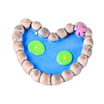 Басейн Лотос езерото миниатюрен бонсай, декорация на дома градина играчка мини на плавателни съдове за декорация на микро декор САМ подарък TP-Hot