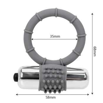 Вата стимулатор на клитора секс играчки за мъже Одночастотный вибратор пръстена на пениса вибрация петел пръстен забавяне на еякулацията 4954
