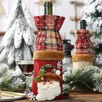 Вино Каре Бельо На Кутията Коледен Маса За Хранене, Декорация На Бутилка Шампанско За Опаковане На Подаръци 1126