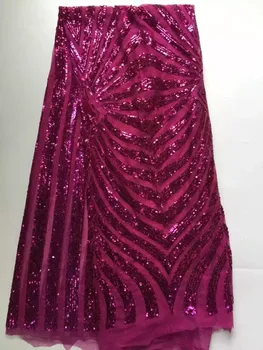 висококачествена Африканска плат, пайети H2173/разтворими във вода дантела популярна гипюровая лейси кърпа за вечерните рокли 2475