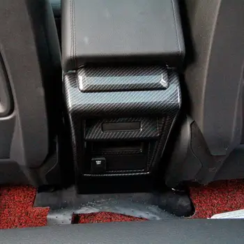 Въглеродни влакна стил ABS, подлакътник кутия за задната част на кутията удар all inclusive модел покритие за Land Rover Discovery-16 стар модел аксесоар 716