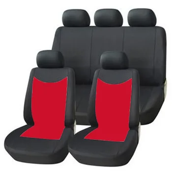 Горещ марка полиестер калъф за столче за кола универсален Fit оформление на автомобила автомобилни седалките защитник на седалката за Toyota Lada Honda, Ford, Opel, Kia 2017 1181
