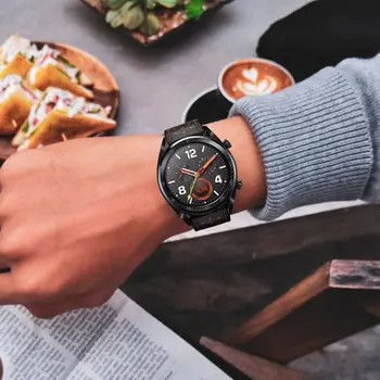Каишка за оригинален Huawei Watch GT каишка за часовник кожена гривна Smartwatch гривна Huawei Watch GT Accesorios