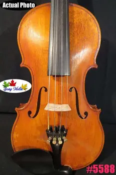 Копие на старата тапицерия Strad style Maestro violin4/4,огромен и мощен звук#5588 3766