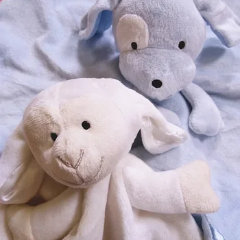 Меко успокояващо кърпа детски играчки успокояват успокояват изследване на животно одеяло дрънкалки одеяло плюшени играчки Bebes кукла, детски чаршафи новородено 10668