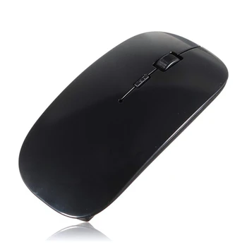 Нов 1бр тънък 2.4 Ghz USB безжичен офис мишката безшумен Двоен Режим на оптична мишка за компютър, лаптоп КОМПЮТРИ 2113