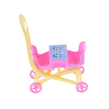 Нова детска количка с кукла, аксесоар, детска количка количка е количка за детски играчки, мебели за кукли подаръци за малки момичета 13570