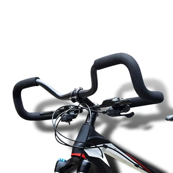 Под наем волана Планински пътен велосипед пеперуда кормилото на велосипед фиксирана прехвърляне на възстановяване на алуминий 31.8X580Mm с капак