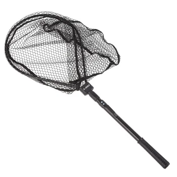 сгъваема алуминиева Сплавная кръгла сгъваема мрежата Fly Hand Dip Casting Net, риболовни принадлежности, преносими кацане мрежа