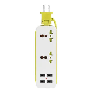 Удължител електрически контакт преносими зарядни USB портове пътуване домакински сила Лента електрически контакт захранващи контакти Smart Charg
