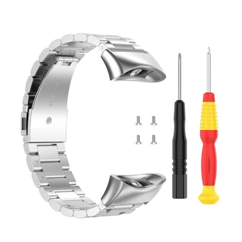Универсална подмяна на метална каишка от неръждаема стомана Watch for Band-Garmin Forerunner 45 45S Swim 2 Smartwatch гривна