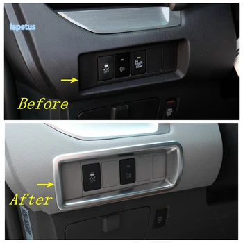 Фаровете главоболие лампи преминете на бутона панел за декорация на кутията покритие За Toyota Sienna XL30 2011 - 2020 ABS матиран / карбон вид 885