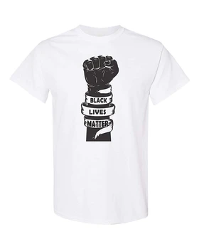 Черна мъжка тениска Lives Matter