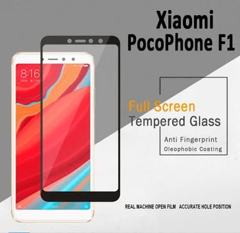 2 елемента за Xiaomi Pocophone F1 пълно закалено стъкло 2.5 D премия протектор на екрана, за да Redmi 6 pro Pocophone F1 5.99