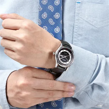 2018 нова луксозна марка DOM Мъжки спортни часовници, Мъжки кварцови часовници Man Army Military кожени ръчни часовници Relogio Masculino 3829