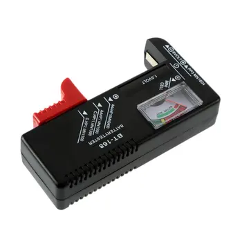 BT168 преносим гъвкав дигитален тестер за батерии на Volt Проверка за бутона AA AAA 9V Multiple Size Battery Tester Проверка tool 2020 1813