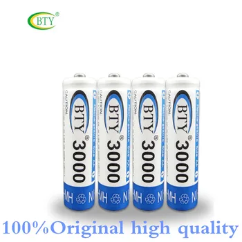 High Quanlity Rechargeable Battery AA 3000 16 X I NI-MH 1.2 V Rechargeable 2A Battery Bateria 