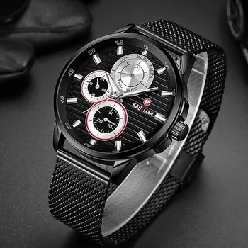 KADEMAN мода за мъже гледат луксозни малки скали пълен стомана спортни часовници топ-марка водоустойчив ежедневни бизнес мъжки ръчен часовник Relogio 5969