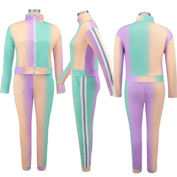 Maketina на ревера наклон печат плюс Размер от две части костюми 2021 нови жени 5XL плюс размер с дълъг ръкав и панталони случайни спортен костюм