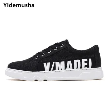 YIdemusha 2018 Мъжки Ежедневни Обувки, Дишаща Мъжки Обувки За Тенис Masculino Shoes Zapatos Hombre Sapatos Outdoor Обувки Маратонки Мъжки 2885