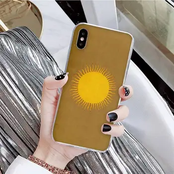 YNDFCNB Fashion Sun Face Soft Phone Case Capa за iPhone X XS MAX 6 6s 7 7plus 8 8Plus 5 5S se 2020 XR 12 11 pro max case 329