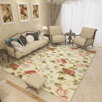 Европейският класически жаккардовый килим дневна спалня нощни цветна подложка масичка за кафе, диван кабинет моющийся декоративен домашен килим 4869
