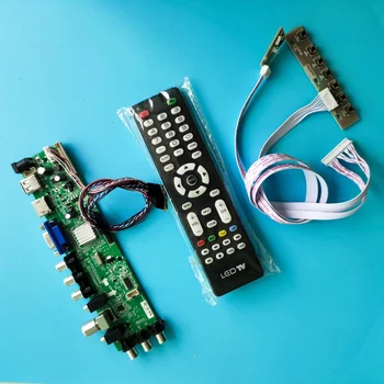 Комплект за HB133WX1-500 LED USB VGA TV 1366X768 дъска Цифров DVB-T, DVB-T2, HDMI, AV-сигнал контролер 40pin 13.3 
