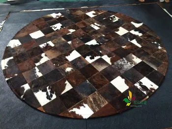 Модерен арт килим естествена натурална воловья кожа се използва оборудване за почистване на килими за продажба 5221