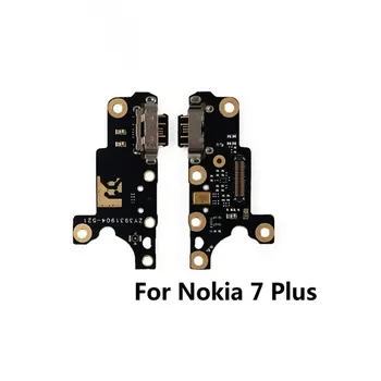 Нов USB зареждане зарядно устройство зарядно порт карта с микрофон микрофон-гъвкав кабел за Nokia 3 3.1 2 2.1 2.3 5 5.1 6 7 Plus 8 7.1 X5 X6 X7 2732